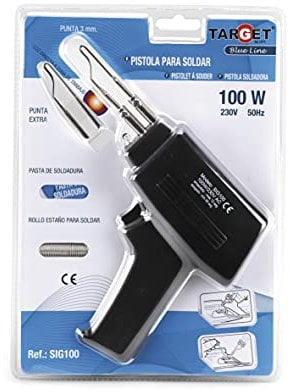 TARGET SIG100 - Pistola de Soldar - Estaño - 100W - 230V - 50Hz - Electrónica - TARGET - Profesional - Soldador