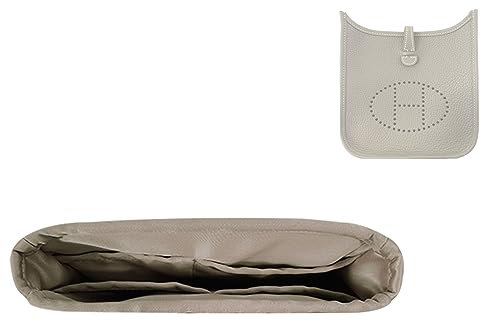 DGAZ Seide Organizer Tasche für Evelyne TPM/PM/GM/TGM Taschen, Luxus-Handtasche & Tote Organizer, Einfachheit Handtaschen Organizer für Frauen (Gris tourterelle, PM)