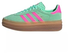 Adidas Damen Gazelle Bold W Sneaker, Pulse Mint/Screaming pink/Gum M2, 38 EU
