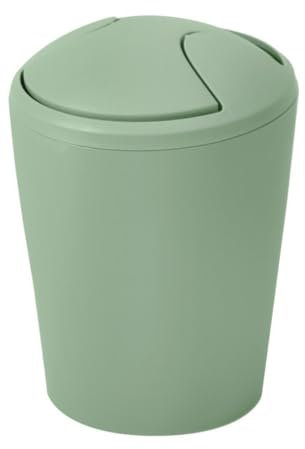 Spirella SP2769 Abfalleimer Move Grün, 2 l, Kunststoff, Green