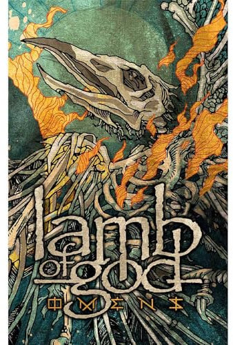 Lamb Of God Poster Omens Band Logo Nue Textile Flag 70cm x 106cm One Size