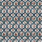 Dolls House Stained Glass Window Glazing Sheet 1:24 1/2in Miniature Pattern 03