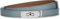 HEVIBK Ledergürtel Damen Gürtel Taillengürtel Damengürtel Leder Jeansgürtel Echtleder 26mm Breit schmaler Gürtel（Hellblau/Silber）