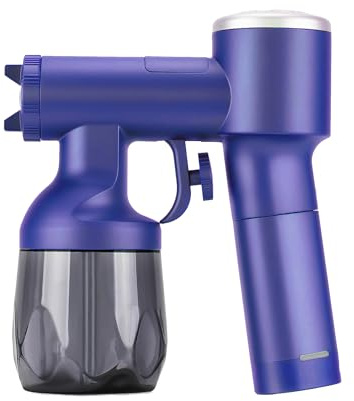 Kabelloses Bräunungsgerät, wiederaufladbar, Handsprühpistole, Blau, Deluxe-Set, Selbstbräuner mit Tragetasche für Zuhause, Bräunungssalon, Selbstbräuner, Selbstbräuner