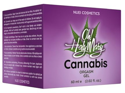 NUEI Oh! Holy Mary Cannabis Orgasm Gel, Transparent, 60 ml
