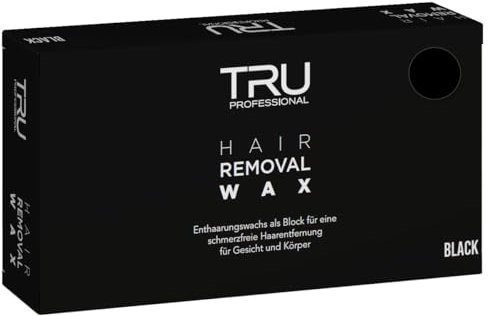 Tru Enthaarungswachs Block In Aluschale Black 500ml - Normale Haut