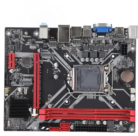 CPU Motherboard Combo, PC Motherboard DDR4 Motherboard Support M.2 NVME Mother Board Protocol USB2.0 Interface SATA3.0 Desktop Computer Mainboard PC Motherboard for Core CPU 4th
