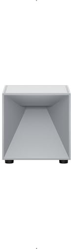 SIGOR Nutalis mini - Dimmbare würfelförmige LED Akku-Tischleuchte Indoor & Outdoor, IP54 spritzwassergeschützt, Höhe 8 cm, aufladbar mit easy-connect puk, 9 h Leuchtdauer, nebelgrau