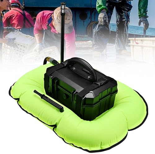 Hydravex Portable Diving Ventilator, 3/5.5 Hours Wireless Circulating Water Cooling Heat Dissipation, Scuba Diving Ventilator System, 10 Meters Maximum Diving Depth,Green-4000mAh