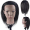 RUISIMEI Ausbildung Kopf 100% echtes Haar Kosmetologie Schaufensterpuppe Kopf Manikin Puppe Kopf (Clamp Tabelle Halterung enthalten)