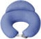 sei Design Stillkissen klein Baby- Stillhörnchen mit abnehmbaren Stillkissenbezug aus 100% Baumwolle - Stillmond - Stillkissen Mond Lagerungskissen, Baby Erstausstattung (Jeansblau)