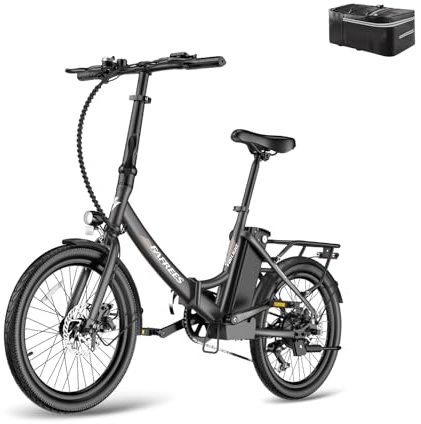 Fafrees F20 Light 20 Zoll Klapprad E-Bike, 20Ah Akku bis 100km Reichweite, 250W Elektrofahrrad für Stadt Pendler