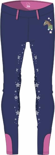 HKM Mädchen Leggings Pony Dream II Silikon-vollbesatz