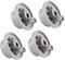 DIYEAH 4pcs Dishwasher Wheels Replacement for Major Brands Heavy Duty Dishwasher Rack Parts Compatible