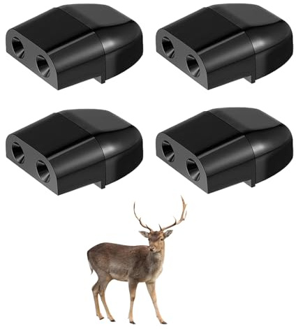 4 Stück Auto Ultraschallpfeifen,Hirsch Warner Ultraschall, Wildwarner für Auto,Hirschpfeife Ultraschall,Hirschpfeifen Wildwarngeräte für Wildtiere Unfallverhütung,für Auto LKW und Motorrad RVs.