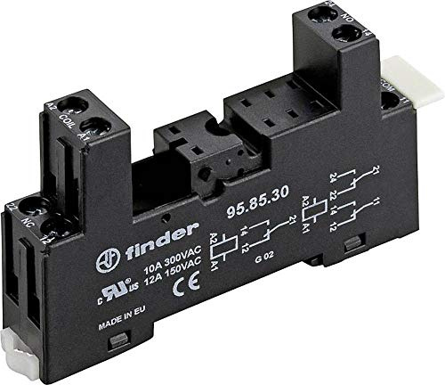 finder 95.85.30 Relaissockel 40.51, 40.52, 40.62 (L x B x H) 81.9 x 15.5 x 46.8 mm 1 St.