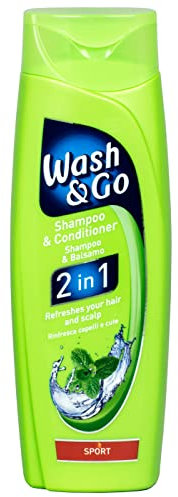 Wash & Go 2 in 1 Shampoo & Conditioner Sport, 200ml