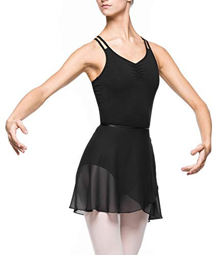 Arabesque Damen Ballett Wickelrock Ballettrock 2007 (M, Schwarz)