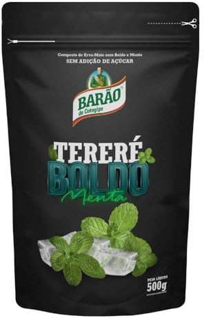 Tereré Menta e Boldo (erva-mate) Barão de Cotegripe- 500g