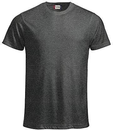 CliQue Herren New Classic T-Shirt, Grau (Anthrazit Melange), XL