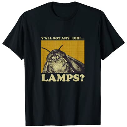 Motten Spruch Meme Moth Lamp T-Shirt