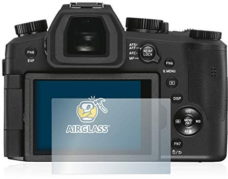 brotect Glass Screen Protector Film compatible with Leica V-LUX 5 - Glass-Foil 9H Protection [Scratch Resistant, High Clarity]