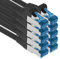 1aTTack.de 10m - CAT.6 - Cavo di rete LAN Ethernet Gigabit RJ45 CAT 6 Cavo patch A 10000 Mbit s Sftp Pimf 500 MHz compatibile con CAT5 CAT6 CAT7 Cat8 nero - 10 pezzi