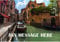 Venice Canal Boat Picture Art A4 Easy Peel Icing Sheet Cake Topper