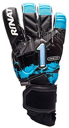 Rinat ASIMETRIK Prime PRO Torwarthandschuh, Schwarz/Blau/Grau, 11