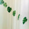 Guirlande lumineuse en feuilles de palmier artificielles,Tortue tropicale,3 m,20 LED,À suspendre,En rotin, 20 LED, USB)