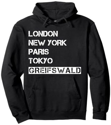 Meine Stadt! Geburtsort & Heimatliebe Greifswald Pullover Hoodie