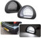 njssjd Lot de 2 éclairages LED de plaque d'immatriculation pour Peugeot 107 2005–2014 Citroën C1 2005–2013