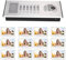 Citofono dell'appartamento, Videocitofono 12 Scherma l'esposizione LCD a Colori Ad Alta Definizione da 7 Pollici 100-240V per 12 Famiglie (Spina UE)