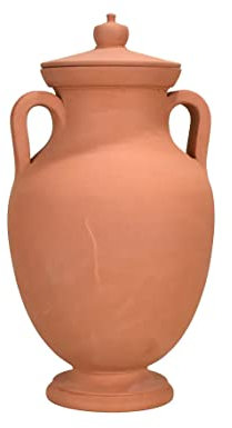 Antike griechische Amphora-Vase, Keramik, lackierbar, terrakotta