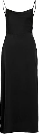 Vila Damen Maxi Träger-Kleid VIRavenna langes Abendkleid mit tiefem Rücken