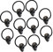 BCOATH 10Stücke Haargummis Elastische Pferdeschwanzhalter für Frauen und Mädchen Gothic Haaraccessoire für Partys und Halloween Haarschmuck im Punk Stil