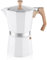 wedrink Moka Pot Coffee Makers 9 Cups,Aluminum Coffee Percolator pot Moca Pot 450ml,Espresso Maker White