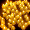 TaimeiMao 50 Stück LED Ballonlichter Warmweiß, Runde Mini LED Luftballon Licht Leuchtkugeln Klein Für Papier Lampions, Hochzeit, Weihnachten, Party, Geburtstag, Halloween Deko (Gelb)