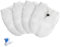 4pcs Auffangbeutel Ersatz Netz,Stoff Filter,Reinigung Netzbeutel,Staubsaugerbeutel für Boden, Pool,Ersatfiltersäcke für Poolsauger(100Micron)