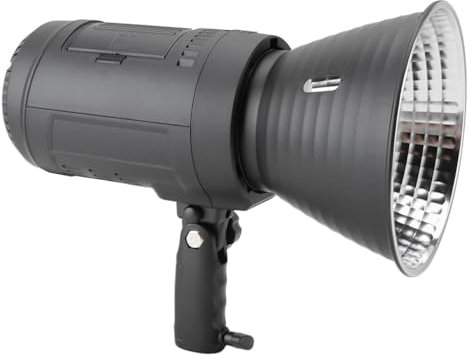 80 W Studioblitz, 2700–5500 K, Professionelle RGB Studioblitzleuchten mit 12 Lichteffekten, APP Fernbedienung, Tragbares Beleuchtungsset für Live Streaming (EU-Stecker)