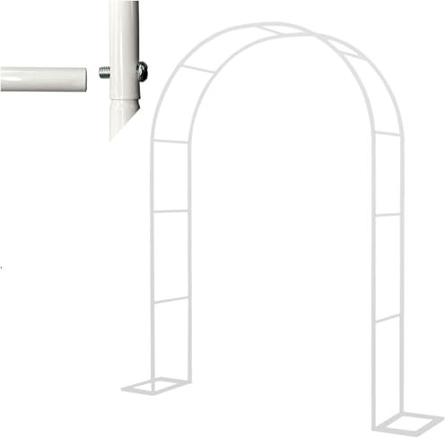 220 Cm Altezza X 130/150/180/200/235/250/290/315/345/375 Cm Larghezza Arco Da Giardino, Arco Per Rose Per Piante Rampicanti Rose Viti, Giardino Patio Decorazione Per Feste Nuziali Arco Pergolato(Color