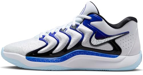 Nike Herren Kevin Durant 17 Basketball-Schuhe Basketballschuh, White/White-Black-Game Royal, 44.5 EU
