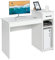 GYMAX Scrivania Porta Computer, Scrivania Moderna con Cassetto, Tavolo Porta PC, di Legno, 108x82x50.5 cm (Bianco)