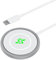 15W Mag-Safe Ladegerät, Wireless Charger iPhone für Apple iPhone 16/15 Pro Max/15 Plus/15/14/14 Pro/13/12/11,AirPods, Induktive ladestation iPhone Kabelloses Ladegerät Ladepade (weiß)