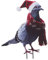 IWOWHERO Weihnachtsboden Taubenpfahl Taubengartenstatue Tauben-Rasenornament Taube Figur Rasentaubeneinsatz Gartenstecker gartenfigur gartenaccessoires Taubenhofpfahl Vogelpfahl Eisen