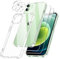 SOGUDE 5 en 1 Coque pour iPhone 12 avec 2 Verre Trempé et 2 Caméra Protecteur, Étui de Protection Antichoc avec Coussin d'air Intégré Mince Bumper Housse - Transparente