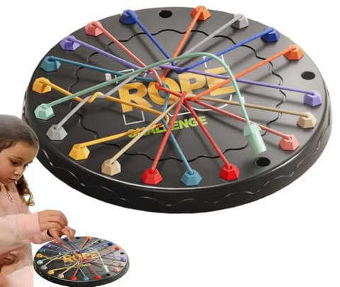 Twisted Rope Game, Logical Thinking Board Game, Rope Untying Game, Brain Teaser Puzzle Game, Rope Knot Strategy Game, Puzzle Board Game for Kids, Rope Knot Game, Kids Brain Teaser Puzzle