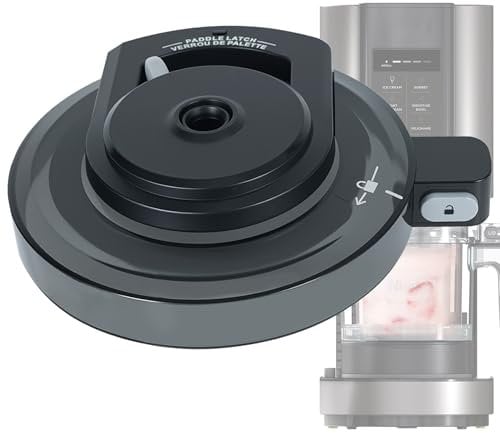 Couvercle de rechange pour sorbetière Ninja Creami NC300EU - Compatible avec les séries Ninja NC301/NC300, accessoires Ninja Creami - Couvercle de bol extérieur de rechange pour sorbetière (No Paddle)