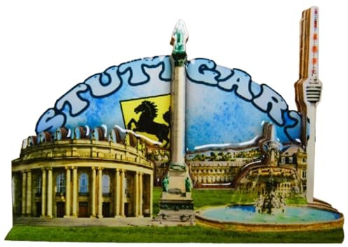 Magnet Souvenir Stuttgart 9 x 7 cm Kühlschrankmagnet Deko GCG 14