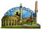 Magnet Souvenir Stuttgart 9 x 7 cm Kühlschrankmagnet Deko GCG 14